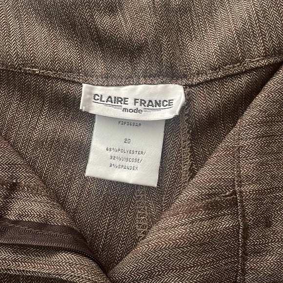 Vintage Claire France Mode trousers Size 20 - Picture 2 of 3